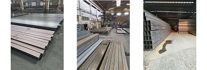 方管加工、打砂、噴漆